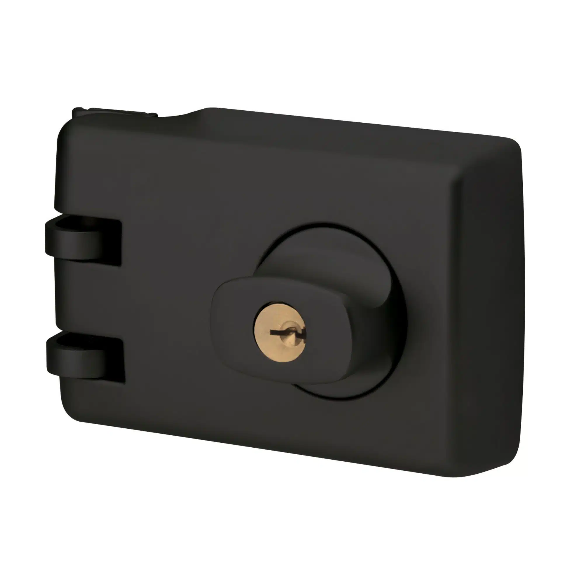 Lockwood 355 Double Cylinder Deadlock Matte Black - 60mm Anti-Jemmy Lock (355-NMBK) - Image 1