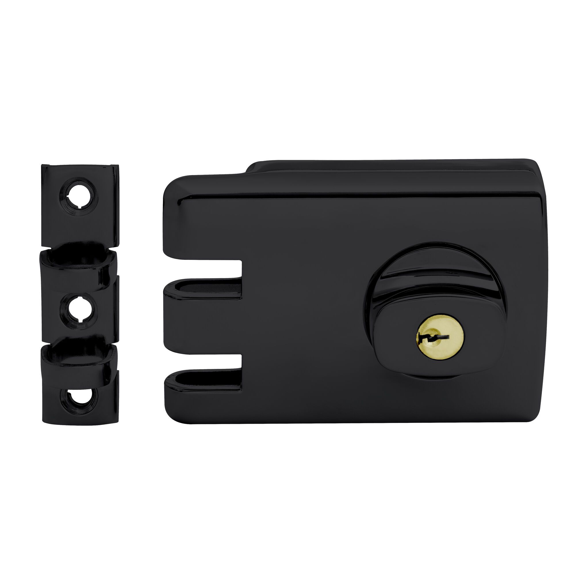 Lockwood 355 Double Cylinder Deadlock Matte Black - 60mm Anti-Jemmy Lock (355-NMBK) - Image 4