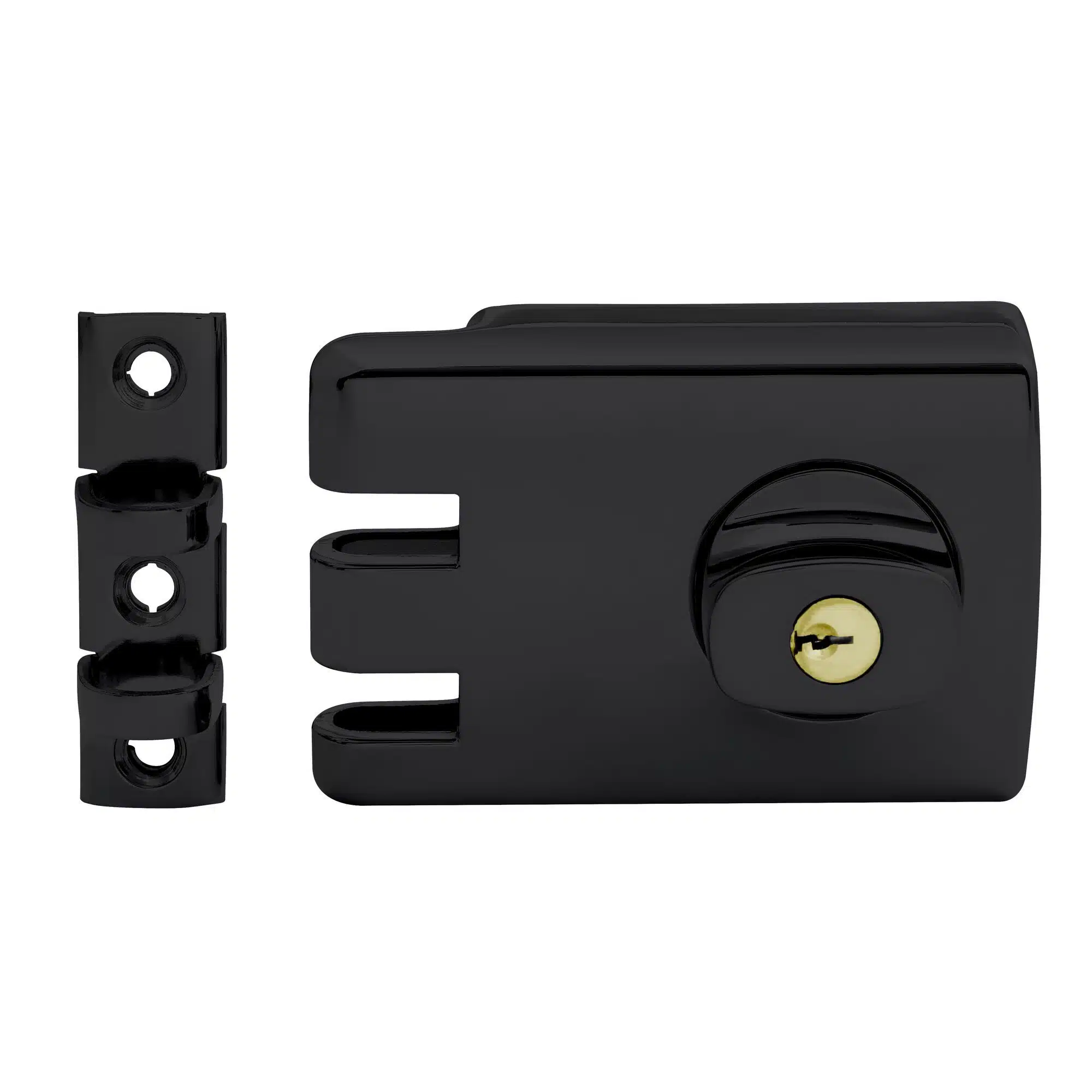 Lockwood 355 Double Cylinder Deadlock Matte Black - 60mm Anti-Jemmy Lock (355-NMBK) - Image 4