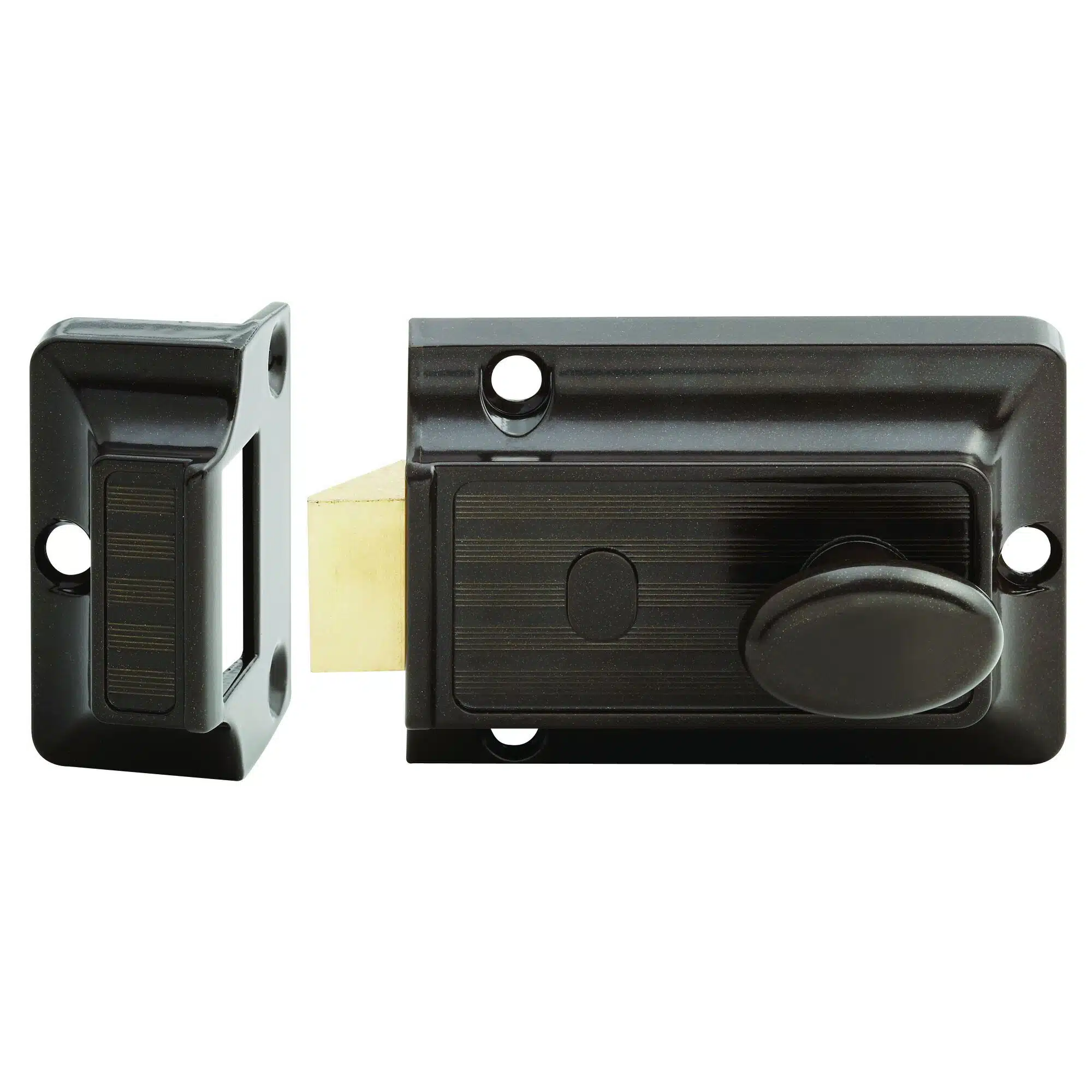 Lockwood Nightlatch 100 Chome Plate - Image 2