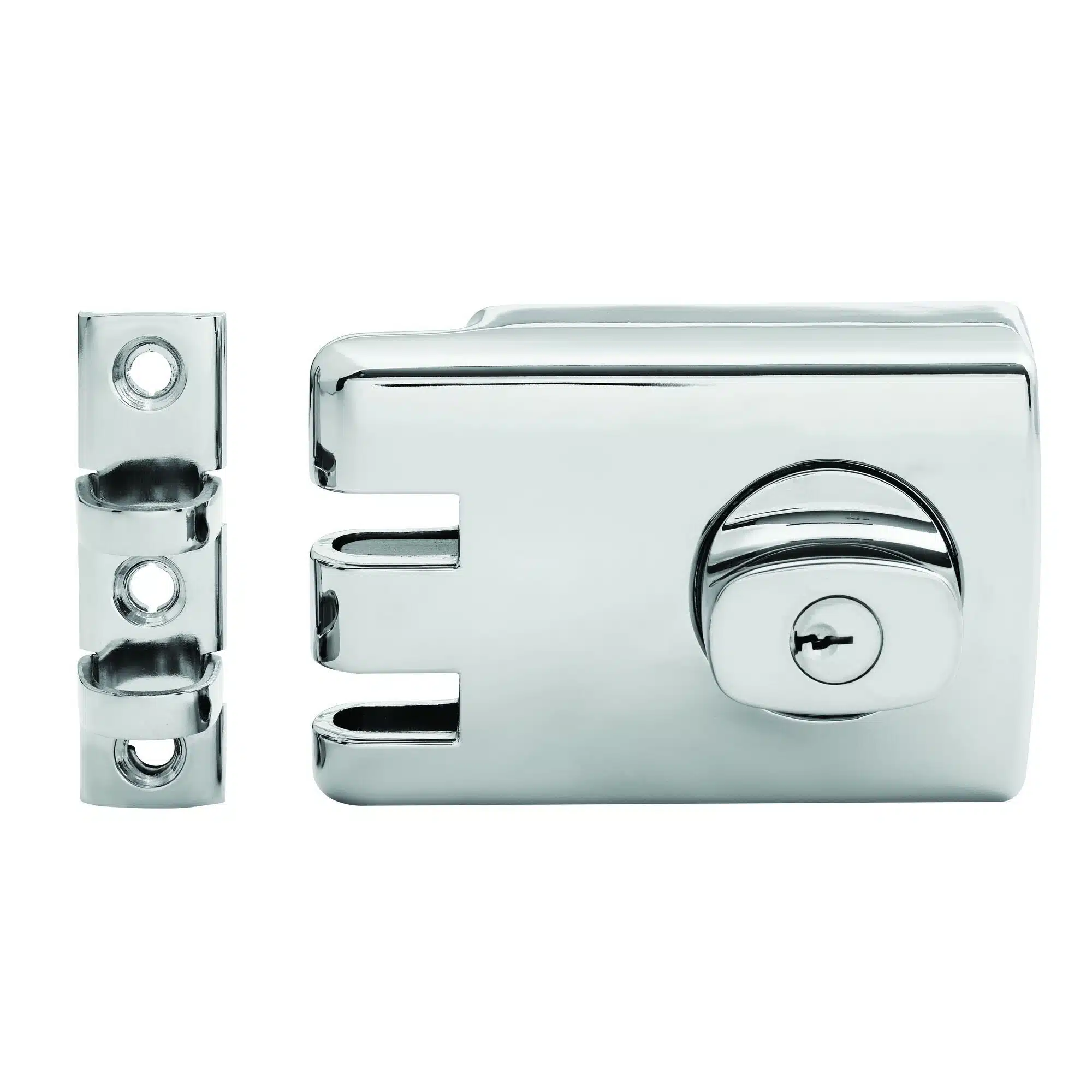 Lockwood 355 Double Cylinder Deadlock Chrome Plate - 60mm Anti-Jemmy Lock (355-NCPDP) - Image 1