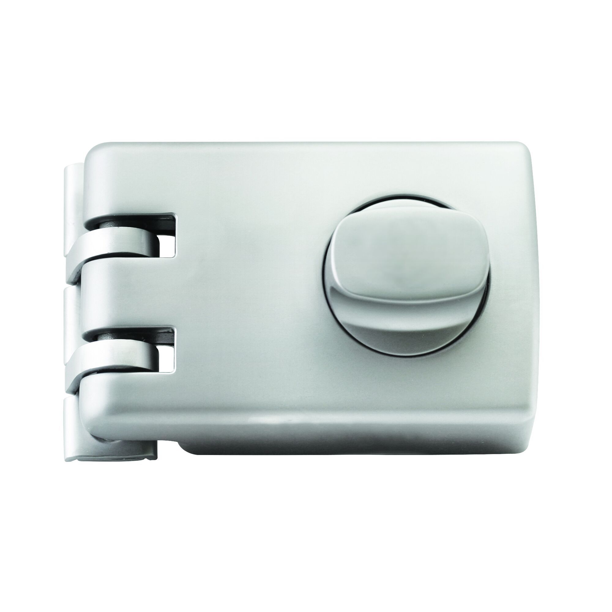 Lockwood 303 Single Cylinder Deadlock Satin Chrome Pearl - 60mm Rim Lock (303-NSP) - Image 1