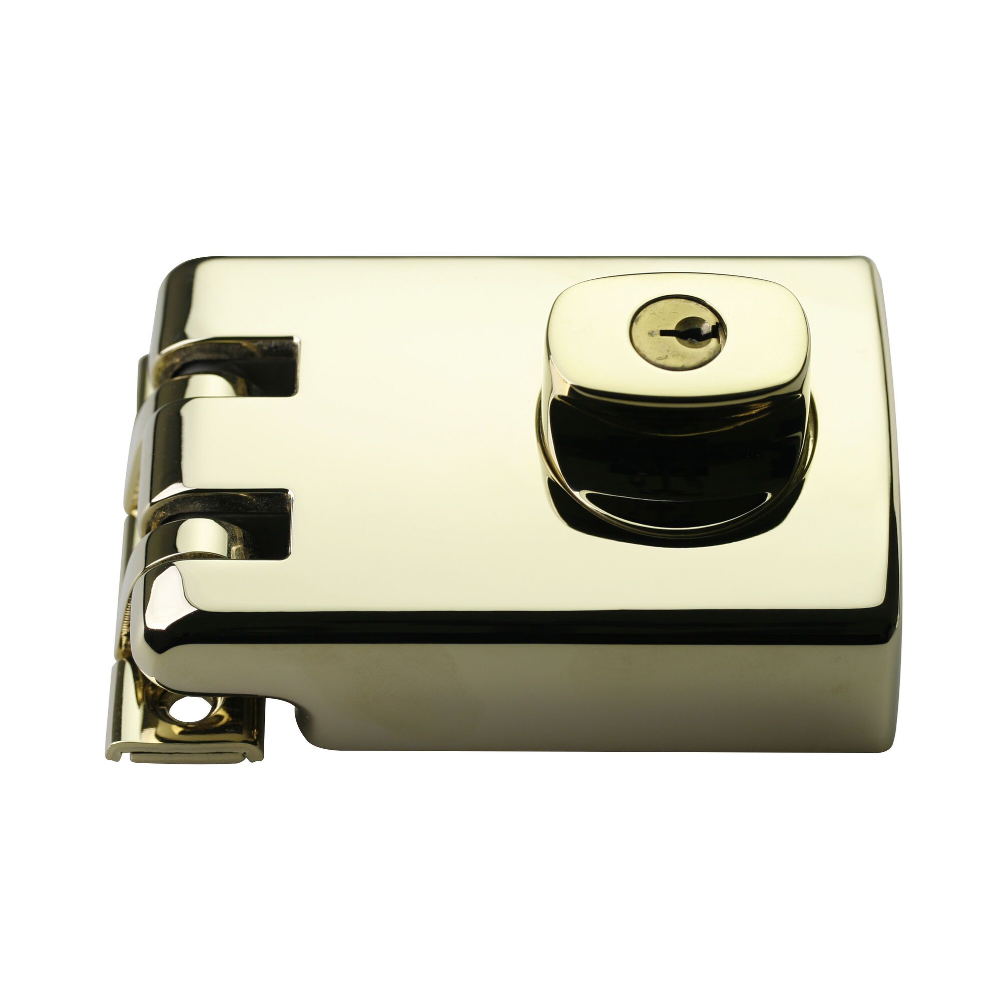 Lockwood 355 Double Cylinder Deadlock Everbrass - 60mm Anti-Jemmy Lock (355-NEVBDP) - Image 1