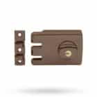 Lockwood 355 Double Cylinder Deadlock Brown - 60mm Anti-Jemmy Lock (355-NBRNDP) - Thumbnail Image 2
