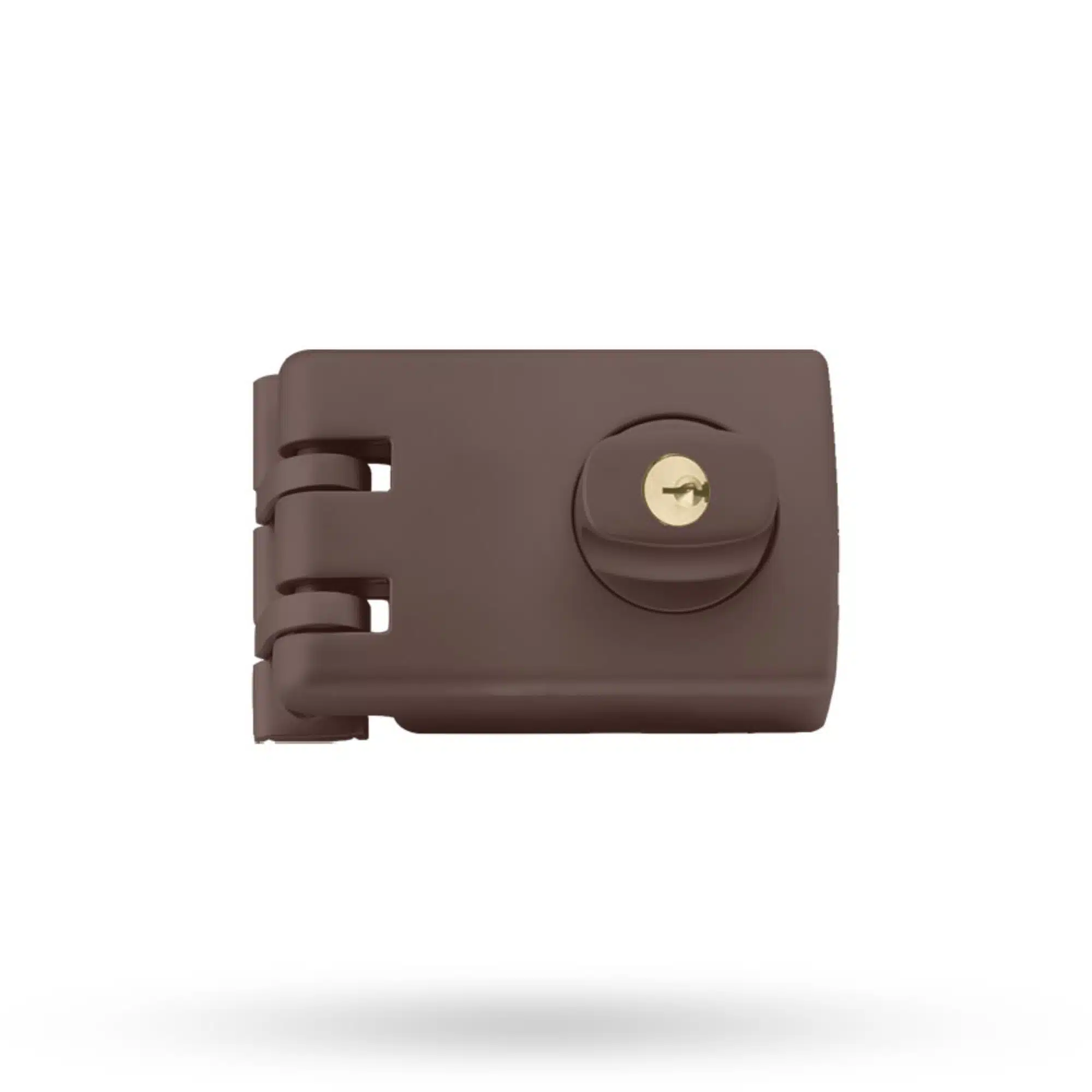 Lockwood 355 Double Cylinder Deadlock Brown - 60mm Anti-Jemmy Lock (355-NBRNDP) - Image 1