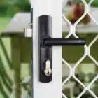Whitco Tasman MK2 Hinged Security Door Lock Black - Less Cylinder (W892117) - Thumbnail Image 3