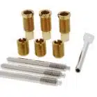 Carbine G10DS Dual Screw Sash Window Bolt - 3 Pack Brass With Key (G10DS) - Thumbnail Image 1
