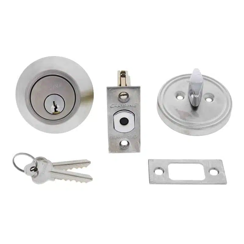 Carbine LB2 Single Sided Deadbolt - ANSI Grade 3 Key & Turn 65mm Rose (LB2) - Image 5