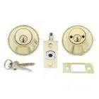 LB2111, carbine lb2 double sided deadbolt, carbine lb2 deadbolt, carbine double cylinder deadbolt, residential double sided deadbolt, 65mm rose deadbolt, dual cylinder deadbolt, carbine c4 deadbolt australia