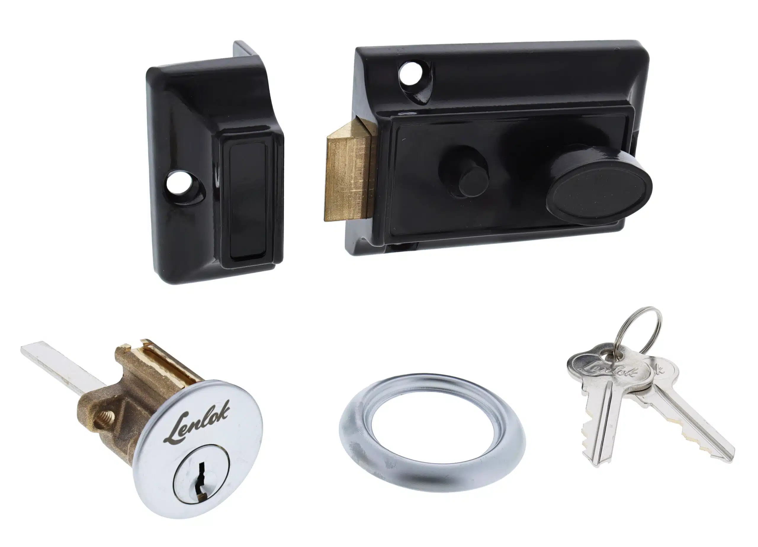 Lenlok LNL Nightlatch Brown - Image 3