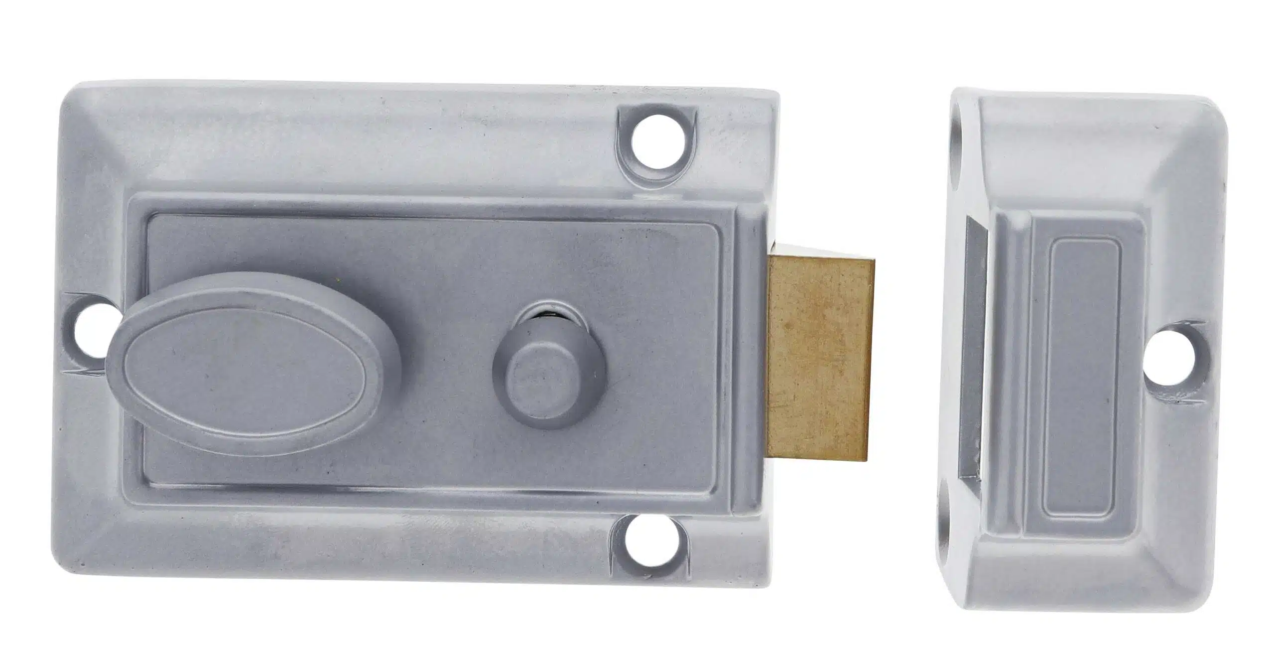 Lenlok LNL Nightlatch Silver - Image 2