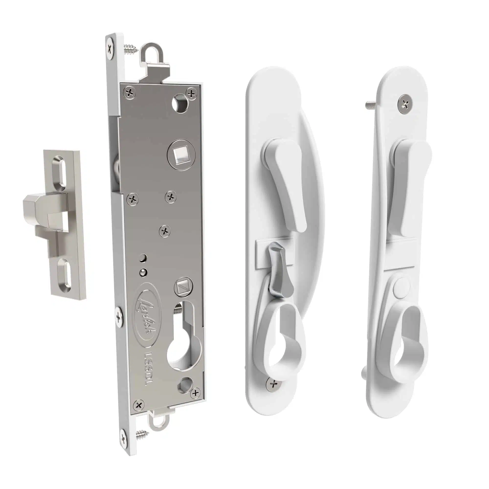 Lenlok Sliding Screen Door Lock White - Image 2