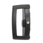 Lockwood Onyx Sliding Patio Door Lock Black - Double Cylinder Twin Beak (9A1A2/5PBLK) - Thumbnail Image 1