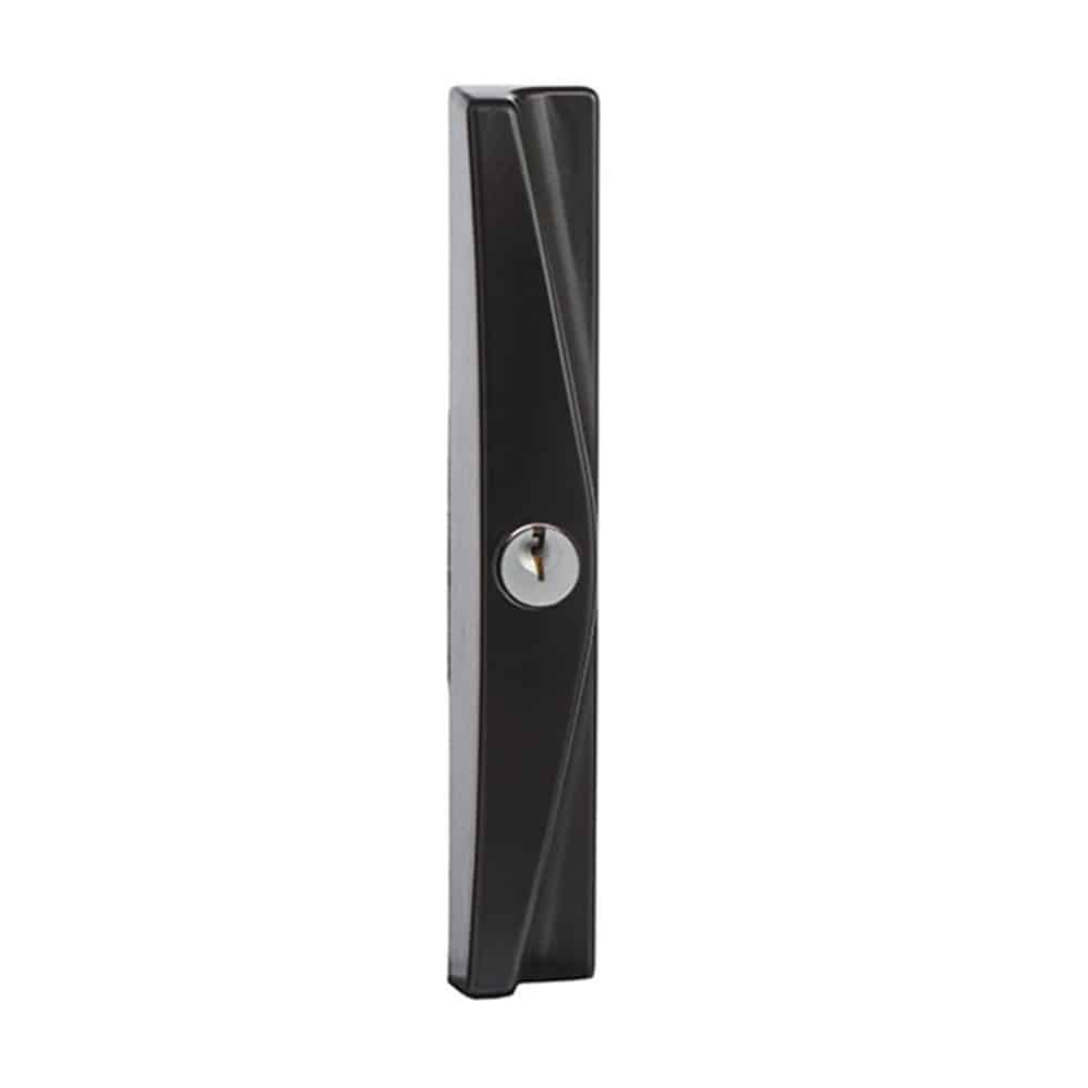 Lockwood Onyx Sliding Patio Door Lock Black - Double Cylinder Twin Beak (9A1A2/5PBLK) - Image 3
