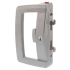 Lockwood Onyx Silver Sliding Patio Door Lock - Double Cylinder Twin Beak (9A1A2/5PSIL) - Thumbnail Image 1