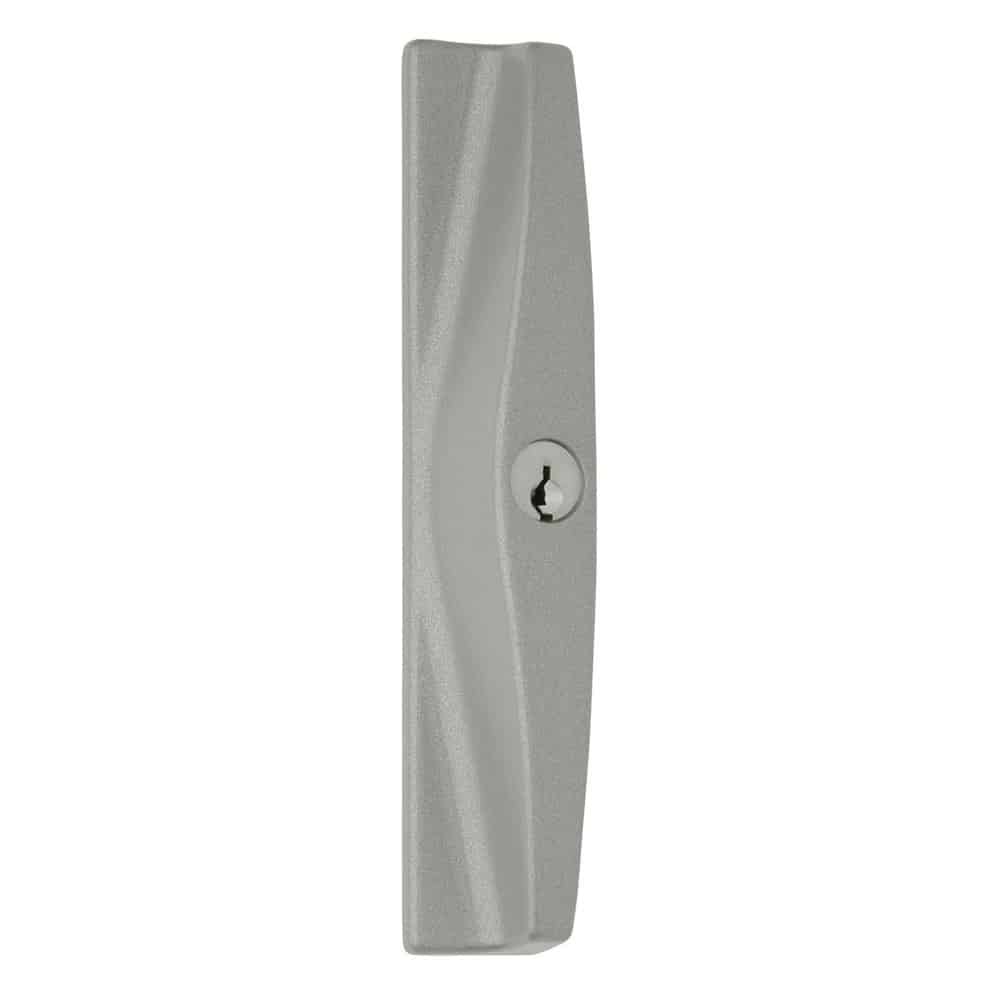 Lockwood Onyx Silver Sliding Patio Door Lock - Double Cylinder Twin Beak (9A1A2/5PSIL) - Image 3