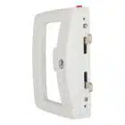 Lockwood Onyx White Sliding Patio Door Lock - Double Cylinder Twin Beak (9A1A2/5PWH) - Thumbnail Image 1