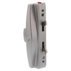 Lockwood Onyx Slim Pull Silver Sliding Patio Door Lock - Double Cylinder (9A3A2/5PSIL) - Thumbnail Image 1