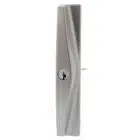 Lockwood Onyx Slim Pull Silver Sliding Patio Door Lock - Double Cylinder (9A3A2/5PSIL) - Thumbnail Image 3