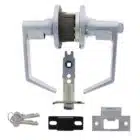 Carbine Rosehill Series Commercial Leverset CEL-RH Satin Chrome finish lock full kit