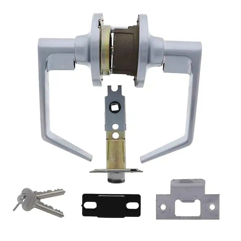 Carbine Rosehill Series Commercial Leverset CEL-RH Satin Chrome finish lock
