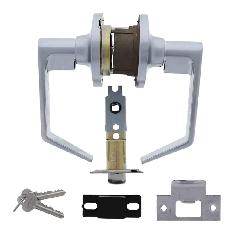 Carbine Rosehill Series Commercial Leverset CEL-RH Satin Chrome finish lock