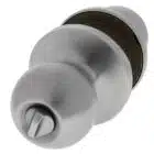 Carbine 4000 Sandown entrance lockset in satin stainless steel with 75mm rose and C4 keyway