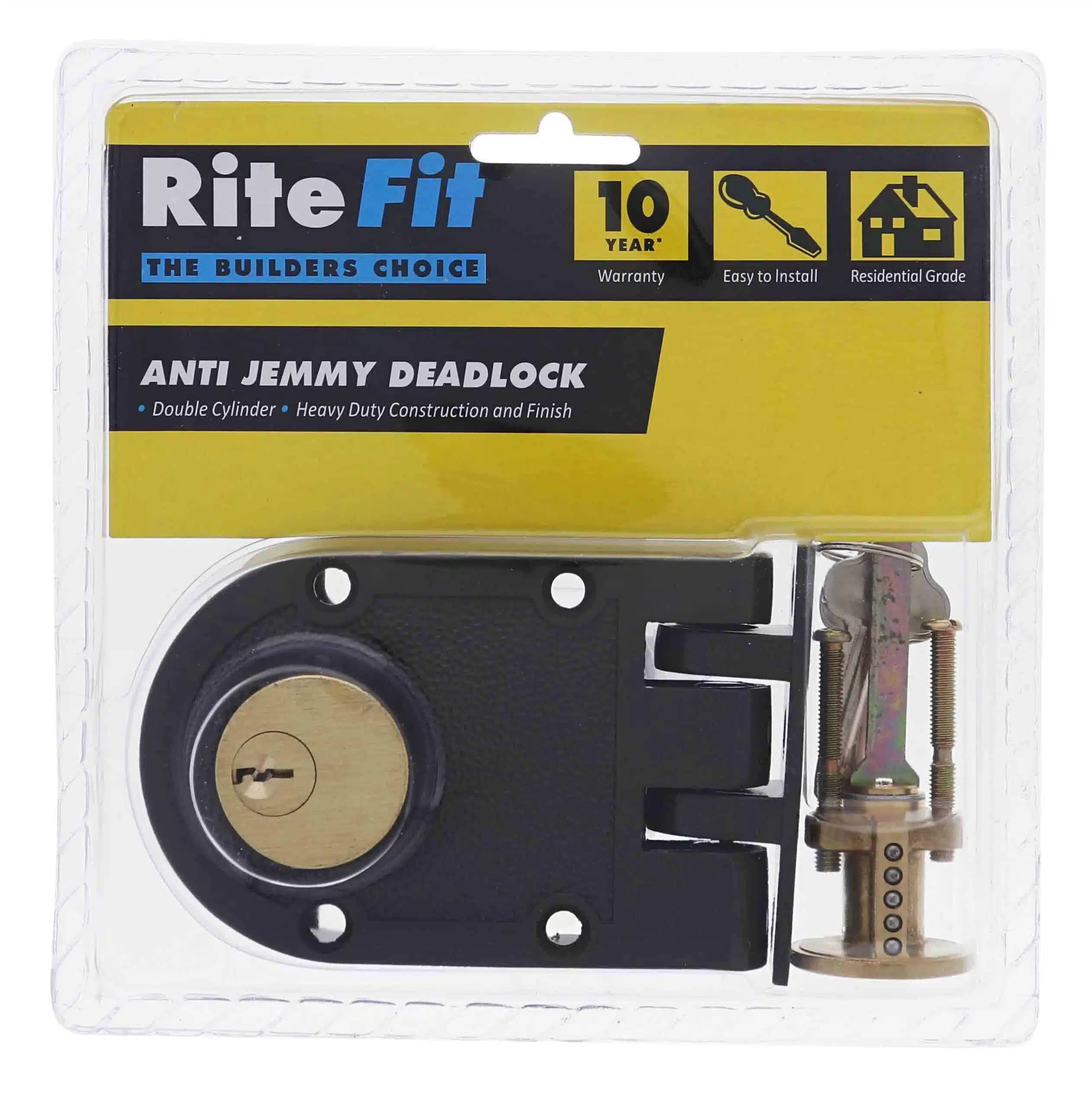 Lenlok RJP-2 Double Cylinder Anti-Jemmy Deadlock - 60mm Backset (RJP-2) - Image 1