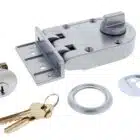 Lenlok S203 Single Cylinder Anti-Jemmy Deadlock Satin Chrome - 60mm Backset (S203SC) - Thumbnail Image 3