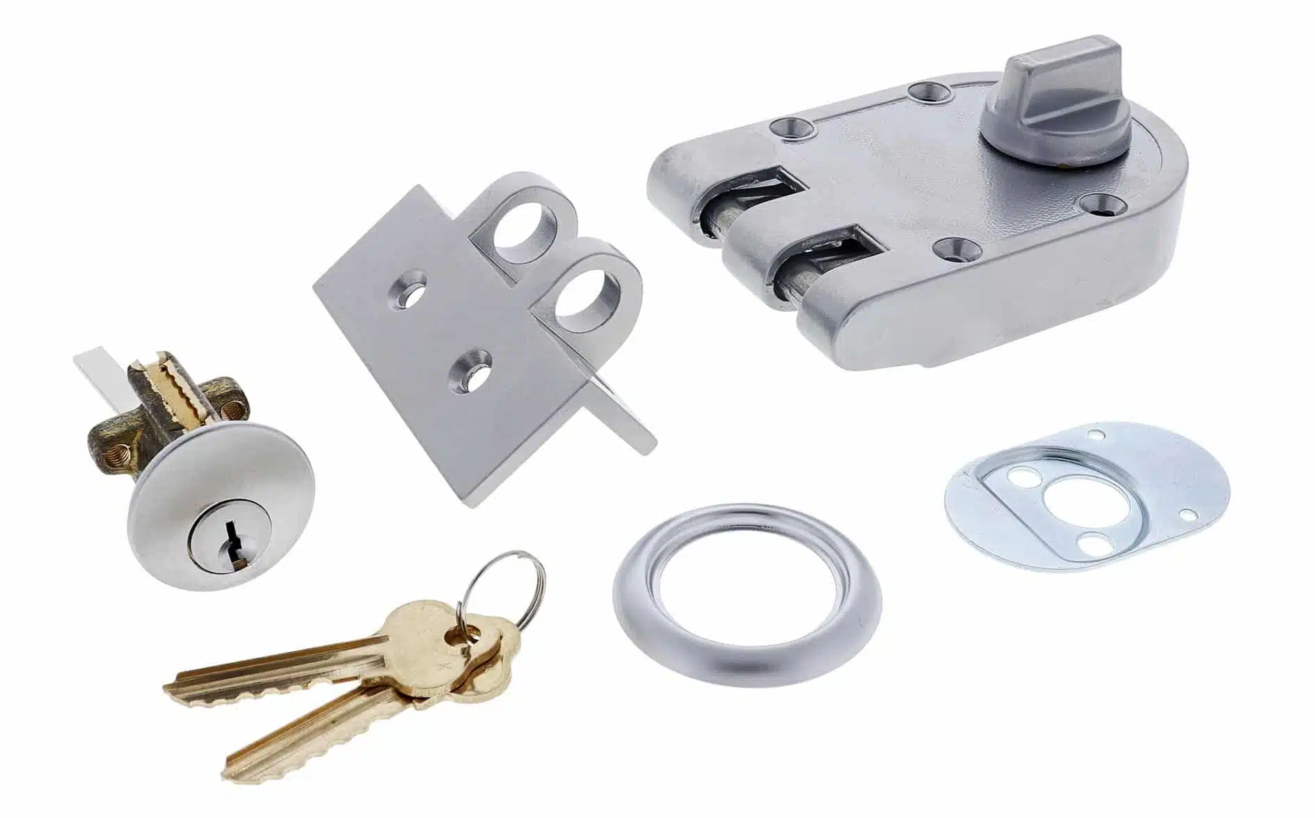 Lenlok S203 Single Cylinder Anti-Jemmy Deadlock Satin Chrome - 60mm Backset (S203SC) - Image 4