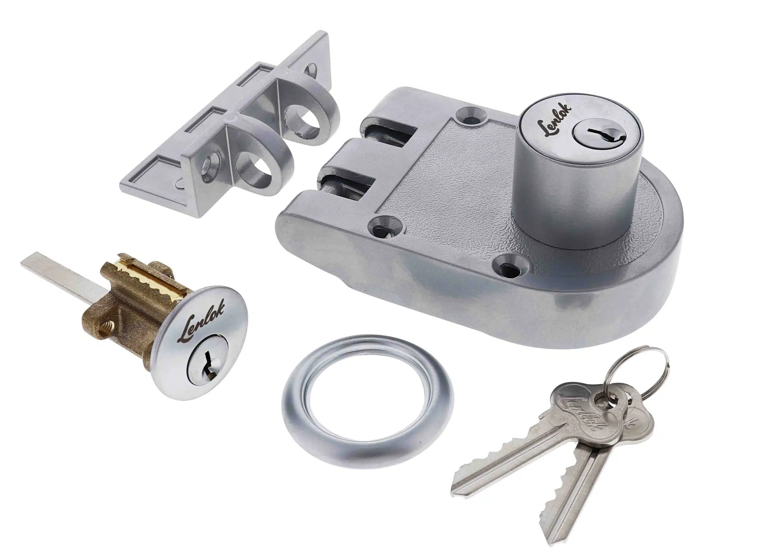 Lenlok S205 Double Cylinder Anti-Jemmy Deadlock Satin Chrome - 60mm Backset (S205SC) - Image 3