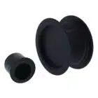 Nidus SCD Cavity Sliding Door Round Passage Set - Matte Black (SCD-PAS-RD-MB) - Thumbnail Image 1