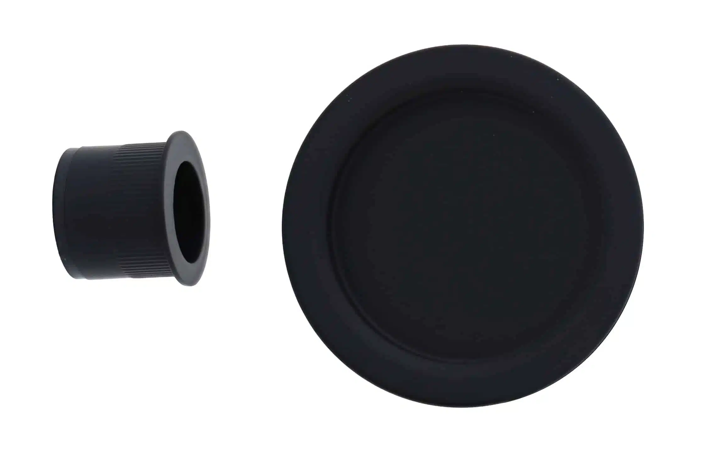Nidus SCD Cavity Sliding Door Round Passage Set - Matte Black (SCD-PAS-RD-MB) - Image 2