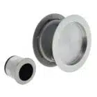 Nidus SCD Cavity Sliding Door Round Passage Set - Polished Stainless (SCD-PAS-RD-PSS) - Thumbnail Image 1