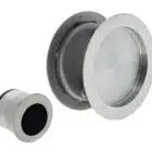 Nidus SCD Cavity Sliding Door Round Passage Set - Polished Stainless (SCD-PAS-RD-PSS) - Thumbnail Image 2