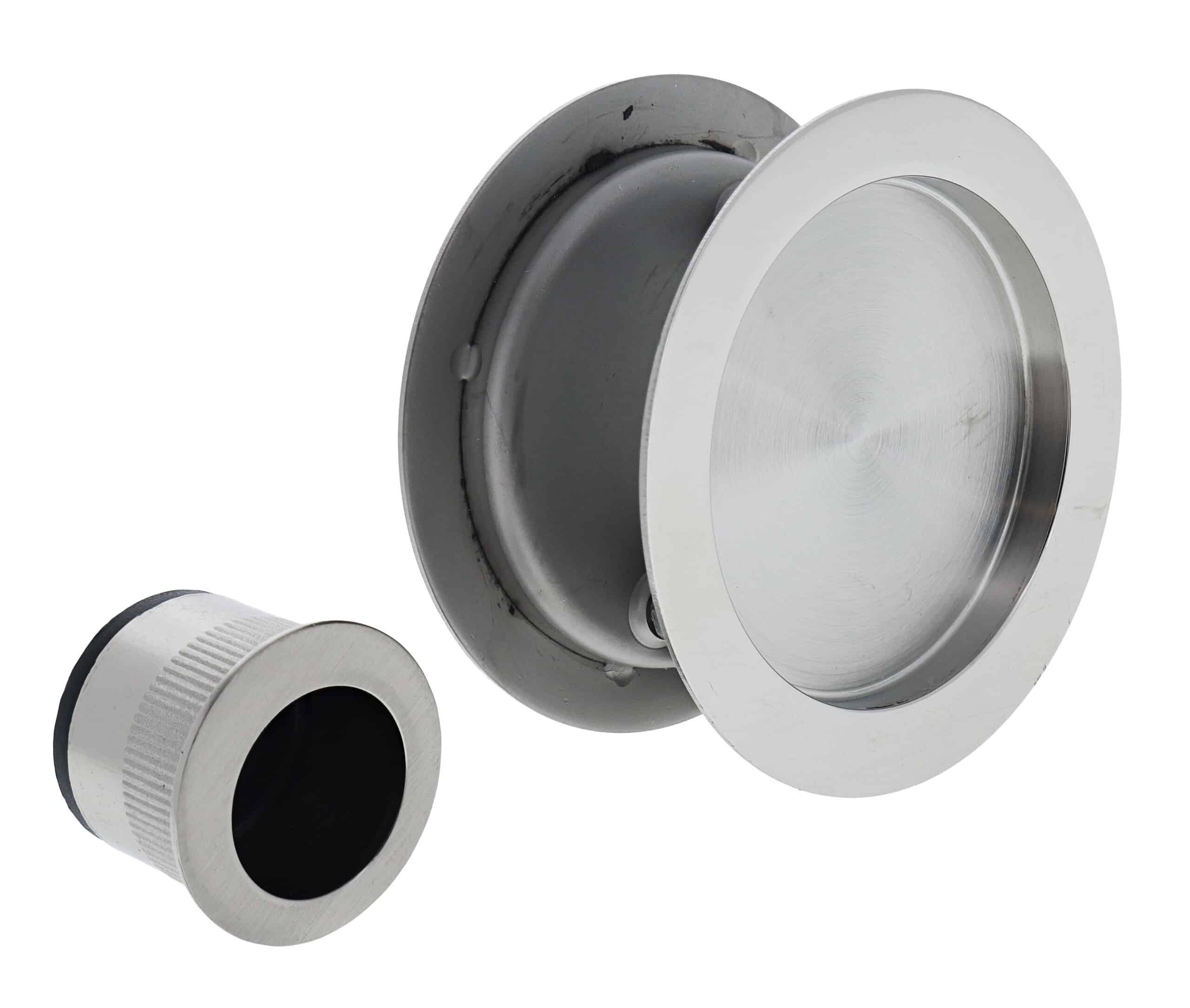 Nidus SCD Cavity Sliding Door Round Passage Set - Polished Stainless (SCD-PAS-RD-PSS) - Image 2