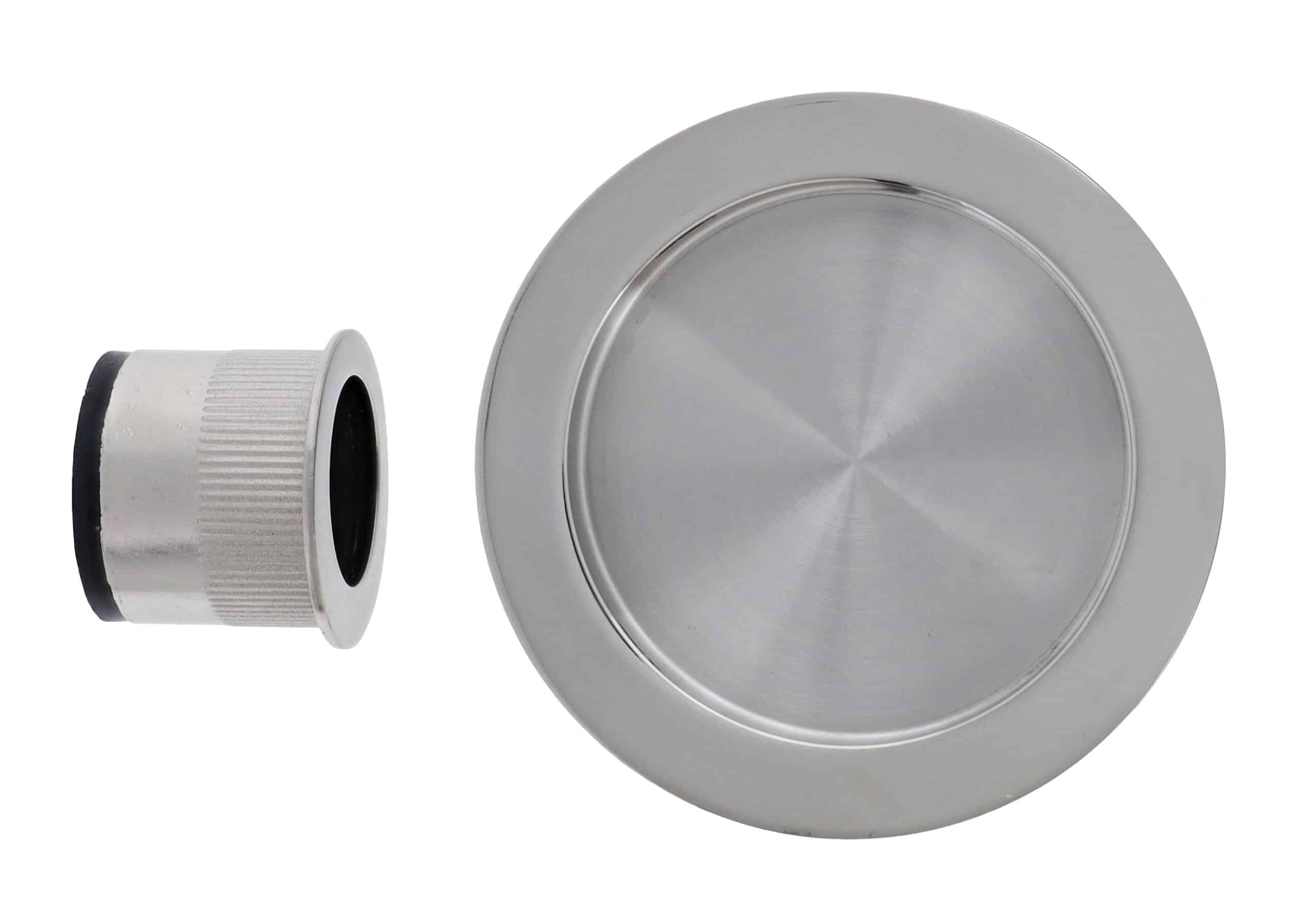 Nidus SCD Cavity Sliding Door Round Passage Set - Polished Stainless (SCD-PAS-RD-PSS) - Image 3