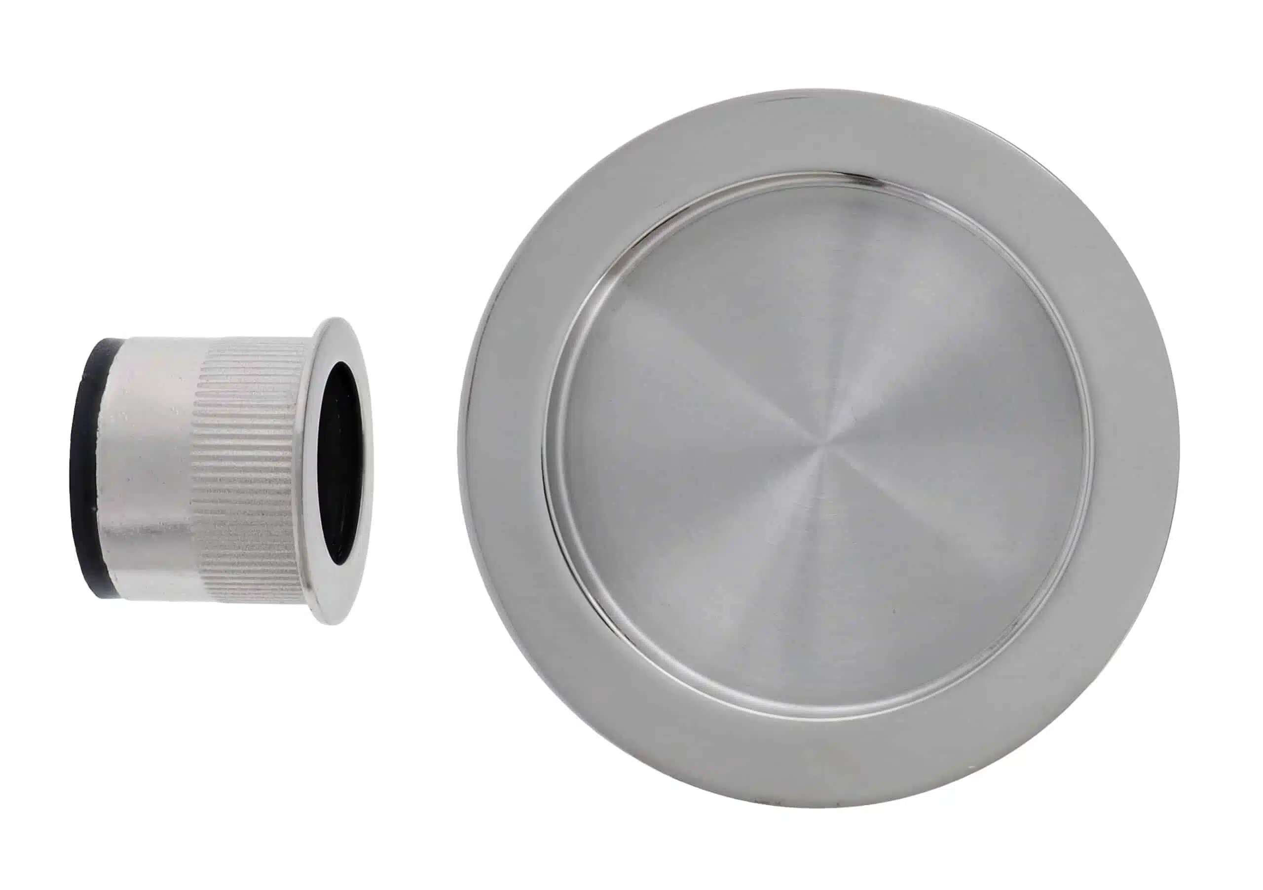 Nidus SCD Cavity Sliding Door Round Passage Set - Polished Stainless (SCD-PAS-RD-PSS) - Image 3