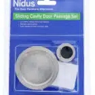 Nidus SCD Cavity Sliding Door Round Passage Set - Brushed Stainless Steel (SCD-PAS-RD-SS) - Thumbnail Image 4