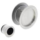 Nidus SCD Cavity Sliding Door Round Passage Set - Brushed Stainless Steel (SCD-PAS-RD-SS) - Thumbnail Image 1