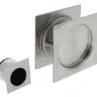 Nidus SCD Cavity Sliding Square Passage Set - Brushed Stainless Steel (SCD-PAS-SQ-SS) - Thumbnail Image 1