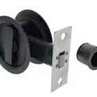 Nidus SCD Cavity Sliding Door Lock Round Privacy - Graphite Grey (SCD-PRI-RD-GG) - Thumbnail Image 3