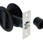 Nidus SCD Cavity Sliding Door Lock Round Privacy - Matte Black (SCD-PRI-RD-MB) - Thumbnail Image 4