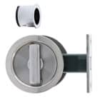 Nidus SCD Cavity Sliding Door Lock Round Privacy - Polished Stainless (SCD-PRI-RD-PSS) - Thumbnail Image 1