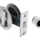 Nidus SCD Cavity Sliding Door Lock Round Privacy - Brushed Stainless (SCD-PRI-RD-SS) - Thumbnail Image 3
