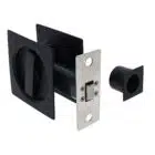 Nidus SCD Cavity Sliding Door Lock Square Privacy - Matte Black (SCD-PRI-SQ-MB) - Thumbnail Image 1