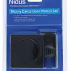 Nidus SCD Cavity Sliding Door Lock Square Privacy - Matte Black (SCD-PRI-SQ-MB) - Thumbnail Image 4