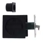Nidus SCD Cavity Sliding Door Lock Square Privacy - Matte Black (SCD-PRI-SQ-MB) - Thumbnail Image 2