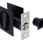 Nidus SCD Cavity Sliding Door Lock Square Privacy - Matte Black (SCD-PRI-SQ-MB) - Thumbnail Image 3