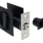 Nidus SCD Cavity Sliding Door Lock Square Privacy - Matte Black (SCD-PRI-SQ-MB) - Thumbnail Image 3